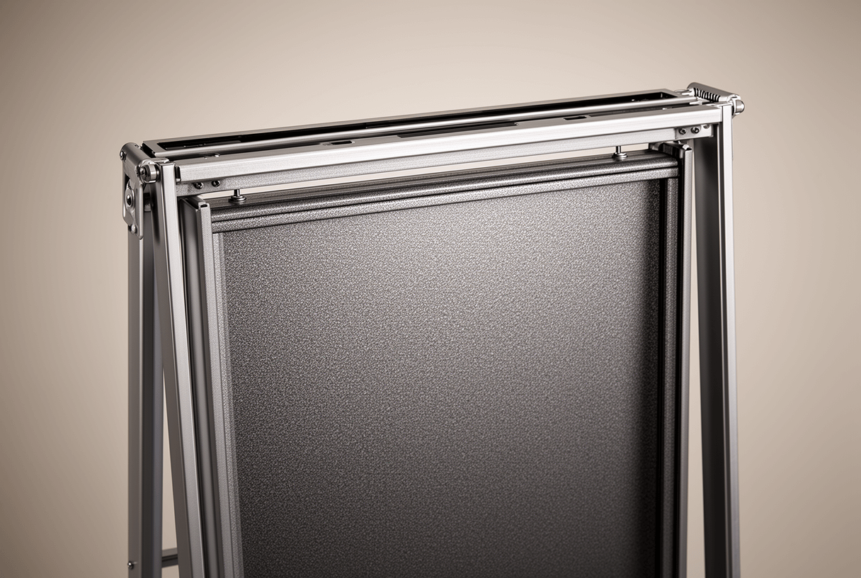 panneau A-Board double face avec insert supérieur modifiable en studio